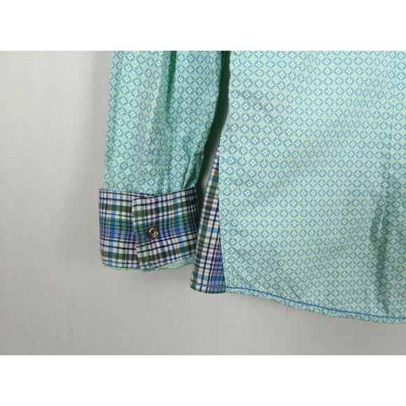 Rough Stock Panhandle slim Women blue blouse S - Picture 8 of 12